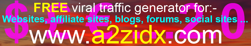 Free viral traffic generator Version 2.0  Free viral marketing system - Whitelist your our email address to be sure you receive your emails